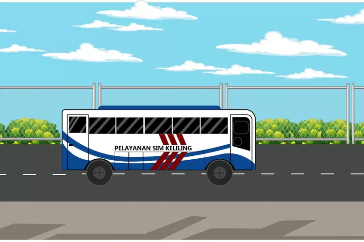 Ilustrasi mobil SIM Keliling Kabupaten Bogor Hari Ini Rabu, 17 September 2025.