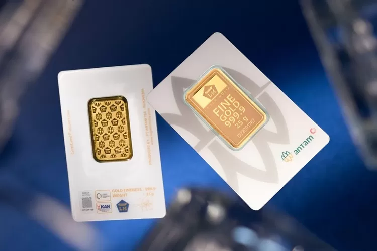 Dua Hari Beruntun, Harga Emas Antam Catat Rekor Tertinggi.