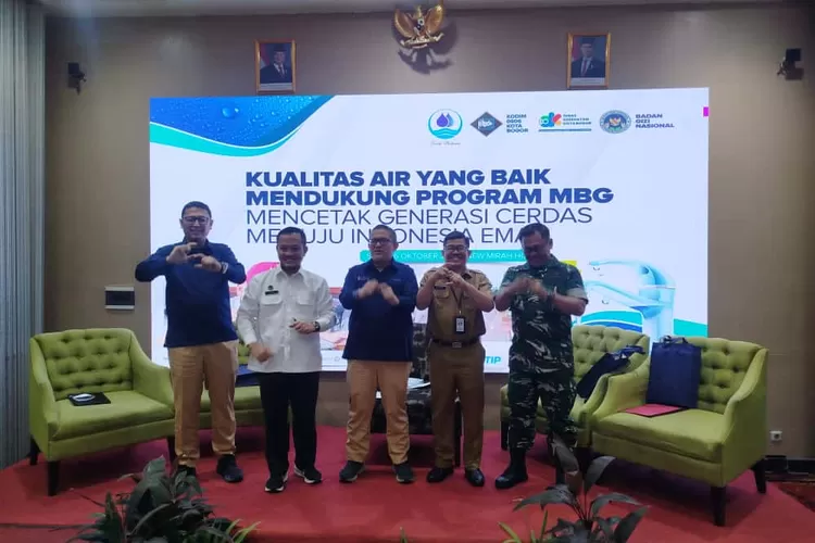 Perumda Tirta Pakuan mengajak puluhan SPPG di Kota Bogor untuk menggunakan air berkualitas dari PDAM. (Perumda Tirta Pakuan )