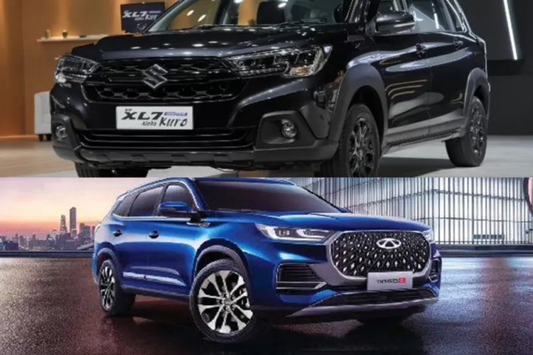 Simak mengenai 5 perbandingan lengkap antara XL7 Alpha Kuro dan Tiggo 8 CSH dari berbagai aspek. (Kolase)