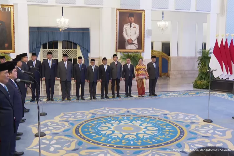 Daftar 25 nama pejabat yang resmi dilantik Presiden Prabowo termasuk Gubernur Papua dan Wakil Menteri (YouTube/Sekretariat Presiden)