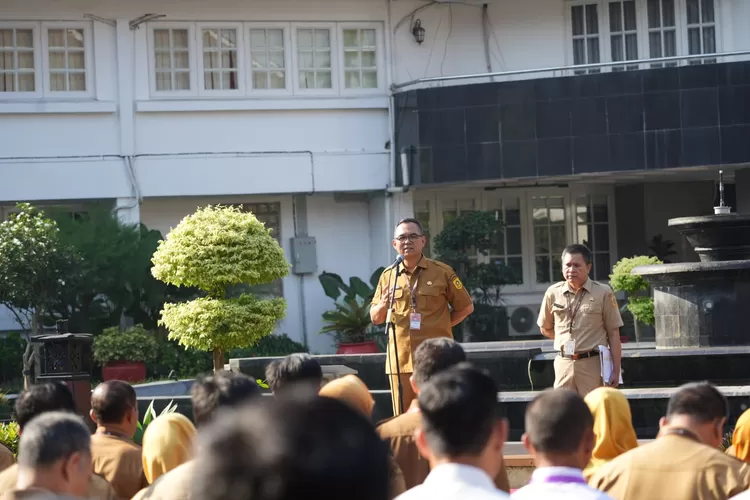 Sekda Kabupaten Bogor Ajat Rochmat Jatnika meminta perangkat daerah di Pemkab Bogor lebih kreatif dan adaptif hadapi tantangan masa depan (Pemkab Bogor)