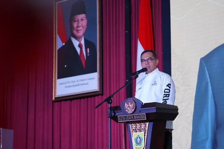 Sekda Kabupaten Bogor Ajat Rochmat Jatnika dalam acara bersama DWP  (Pemkab Bogor )