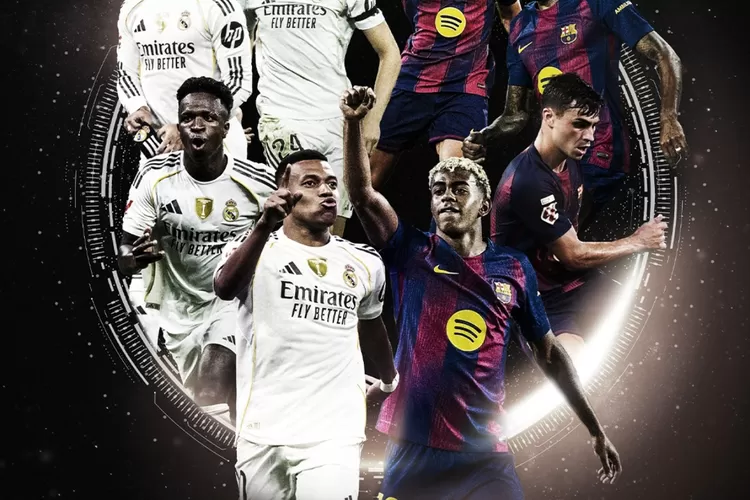 Fakta menarik laga El Clasico Real Madrid bungkam Barcelona 2-1 (Instagram/@LaLiga)