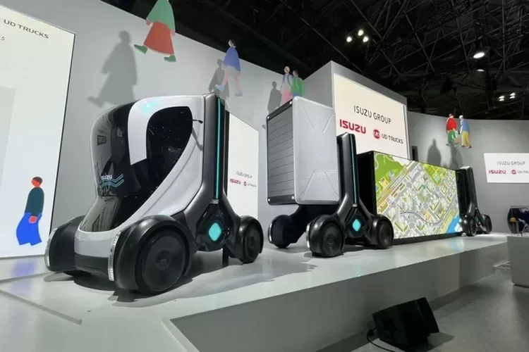 Potret inovasi ramah lingkungan yang dihadirkan Isuzu dalam ajang Japan Mobility Show 2025. (Isuzu)
