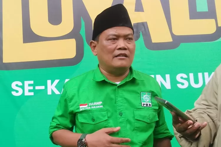 Ketua DPC PKB Kabupaten Sukabumi, Usep saat memberikan keterangan terkait kegiatan Muscab 2025. (Ist)