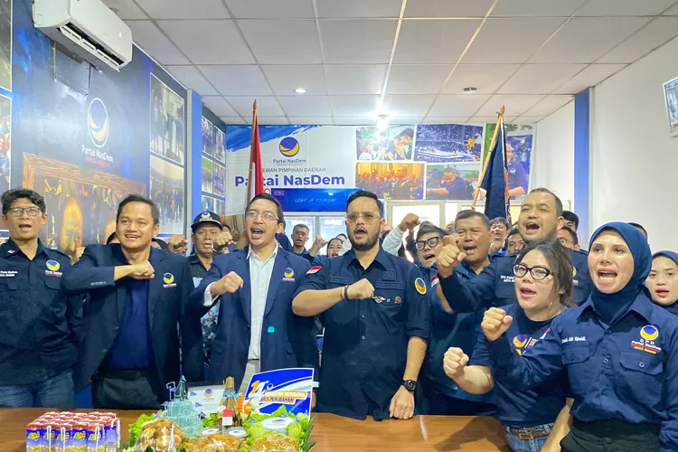 Merayakan Hari Ulang Tahun (HUT) ke 14, Partai NasDem Kota Bogor Pasang menargetkan tambah kursi DPRD Kota Bogor pada Pemilu 2029 (Ist)