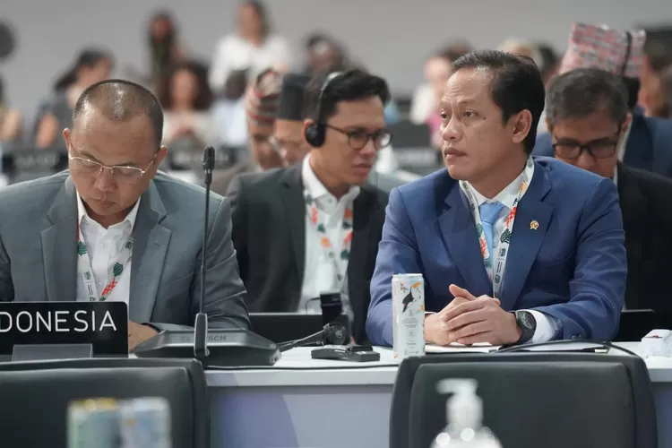 Menteri Lingkungan Hidup Hanif Faisol dalam acara konferensi perubahan iklim COP30 (Ist)