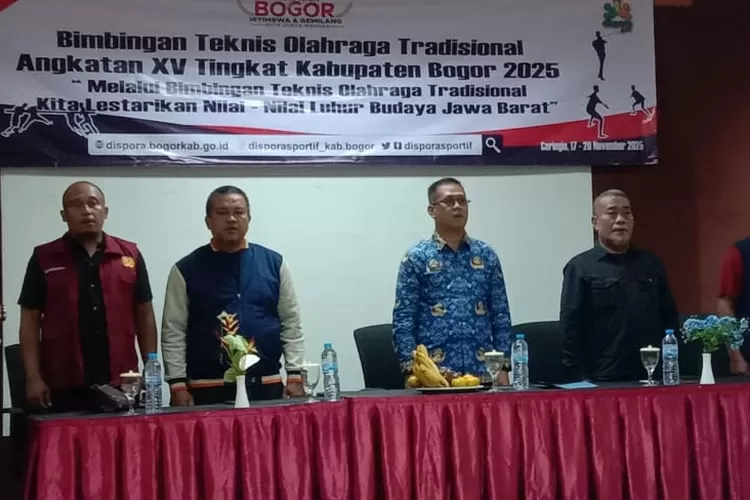 Bimtek olahraga tradisional angkatan XV tingkat Kabupaten Bogor 2025 (Ist)