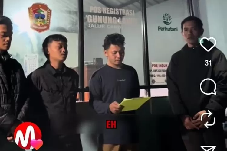 Pendaki Asal Bogor Diblacklist di di Semua Gunung Jawa Usai Tinggalkan Rekan yang Sakit di Gunung Lawu. (Tangkapan Layar IG Metropolitan)