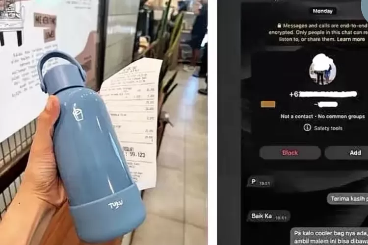 Viral penumpang wanita kehilangan tumbler Tuku saat sedang perjalanan KRL yang berujung pemecatan petugas stasiun, pihak KAI buka suara (Tiktok)