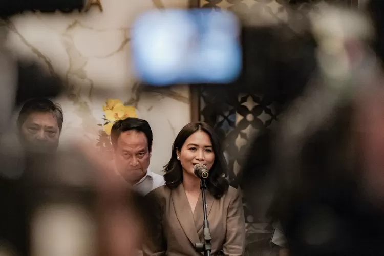 Wakil Menteri Pariwisata Ni Luh Puspa dalam konferensi pers di Kantor Kementerian Koordinator Bidang Perekonomian, Jakarta, Rabu (26/11/2025).