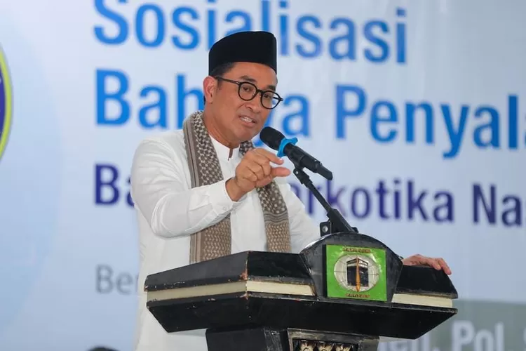 Kepala BNN RI, Suyudi Ario Seto datangi Pesantren Ummul Quro Bogor guna sosialisasi ancaman penyalah gunaan narkoba