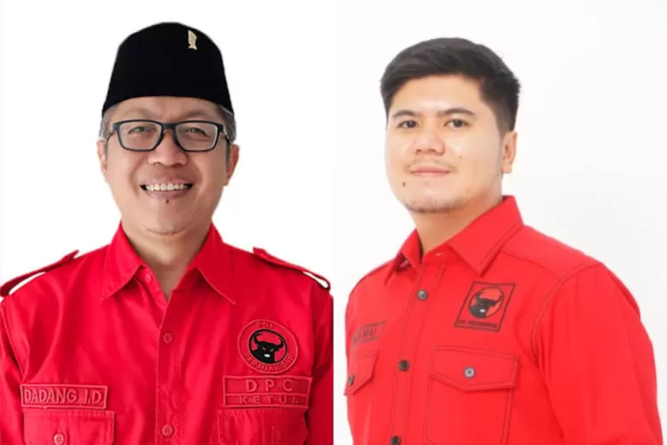 Ketua DPC PDIP Kota Bogor Dadang Danubrata dan Anggota DPRD Kota Bogor Banu Bagaskara (Kolase)