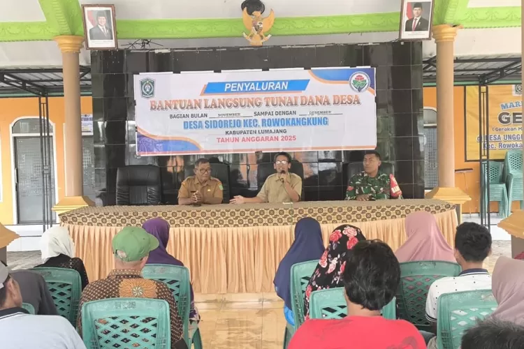 Pemerintah Desa Sidorejo resmi mencairkan Bantuan Langsung Tunai Dana Desa (BLT-DD) untuk periode November dan Desember untuk 38 KPM. (Dok. KIM - Desa Sidorejo)