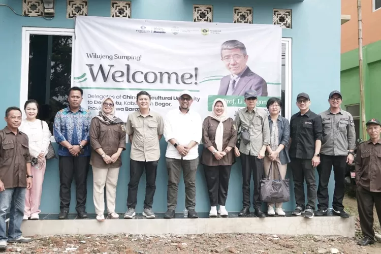 Fakultas Ekologi Manusia IPB bersama delegasi China Agricultural Univesity, melakukan pra riset di Desa Setu, Jasinga, Kabupaten Bogor (IST)