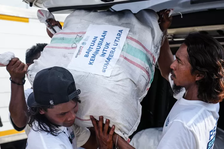 EIGER Adventure Land memberikan bantuan bencana  (Ist)