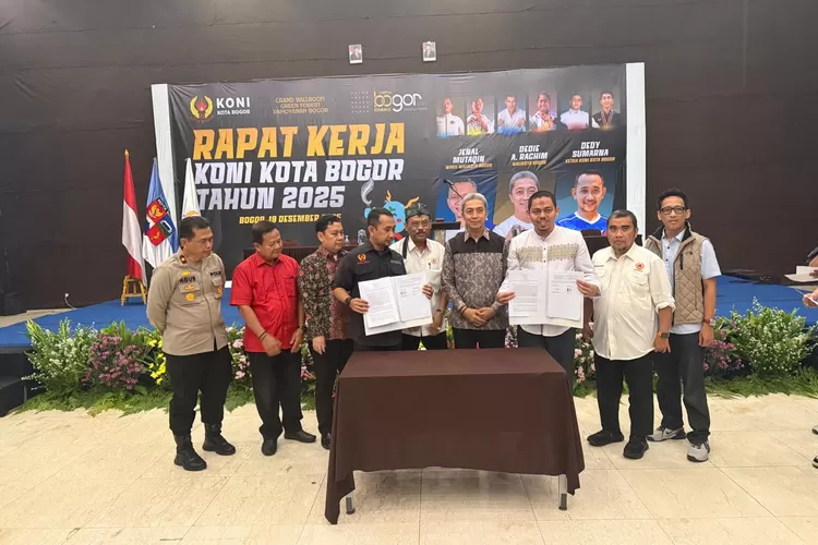 Rapat Kerja KONI Kota Bogor tahun 2025 (Ist)