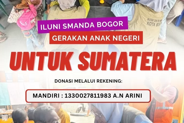 ILUNI SMANDA Bogor ikut berpartisipasi dalam penanganan bencana lewat Gerakan Anak Negeri (GAN) 