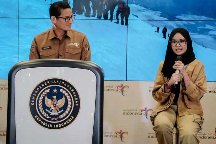 Menparekraf bersama Khansa 