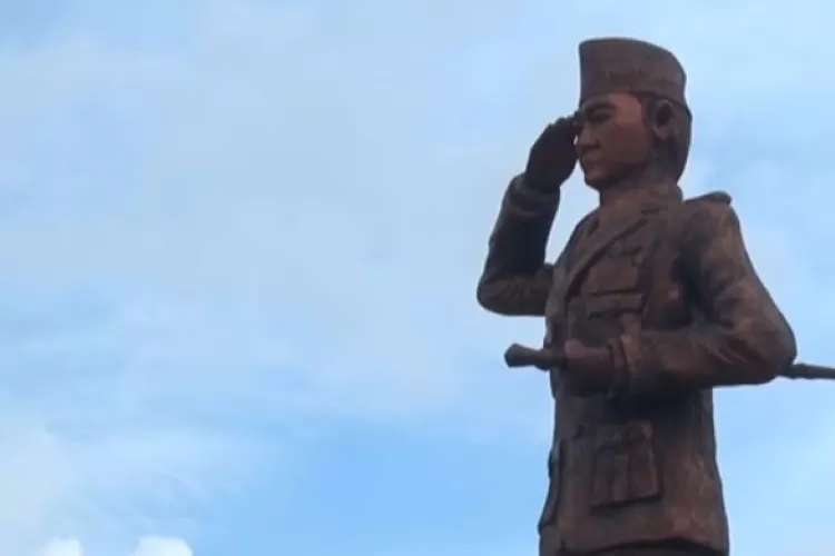 Patung Soekarno di Banyuasin Tak mirip    (dok)
