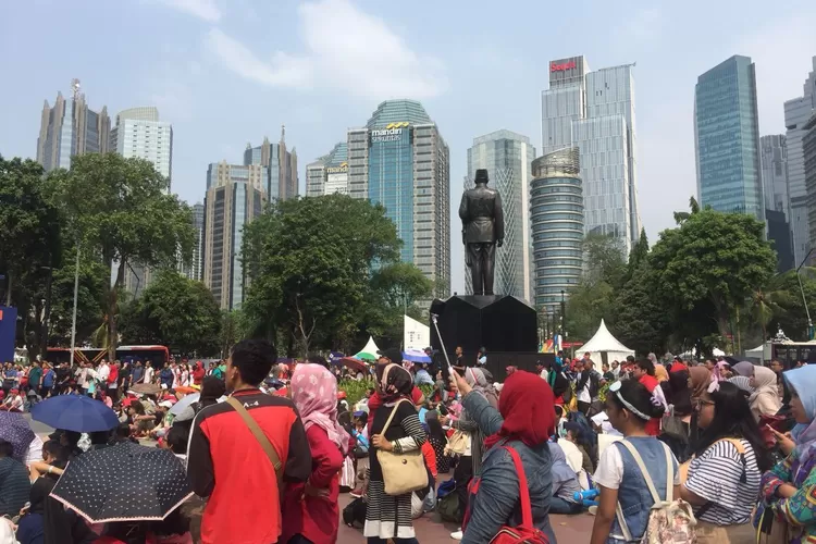 Salah satu patungkarya Edhi Sunarso (laman setneg @setneg.go.id)