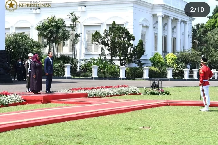 Kunujungan kenegaraan Presiden Tanzania ke Istana Negara Bogor (@setneg.go.id)