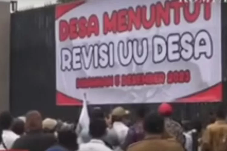 Demo para kades ke DPR RI (Dok)