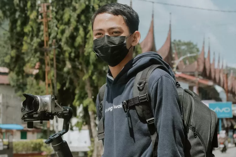 Hafiz Rahman Hakim, konten kreator dari Padang (dok)