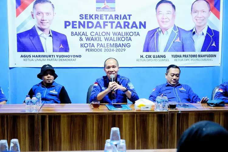 Partai Demokrat Palembang memastikan hanya menjaring bakal calon wakil walikota Palembang dalam kontestasi Pilwako mendatang. (dok)