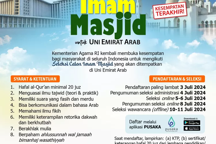 Seleksi Imam Masjid