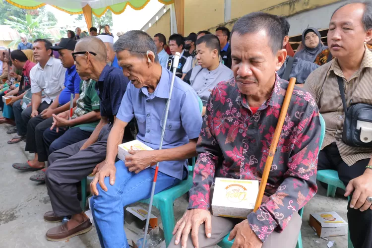 Anggota Pertuni Palembang mendapat perhatian dari Pemkot Palembang  (dok)