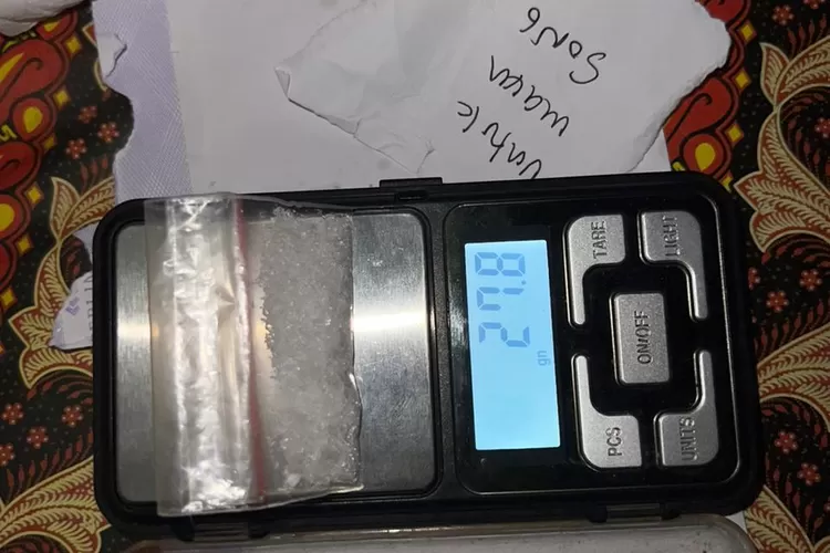 Alat Ukur dan Barang Bukti Jenis Sabu  (B4R/KetikPos.com)