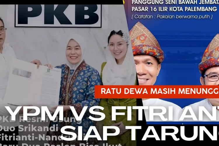 YPM siap tarung lawan dua srimandi di Pilwako Palembang 2024, Ratu Dewa Masih Menunggu (Dok)