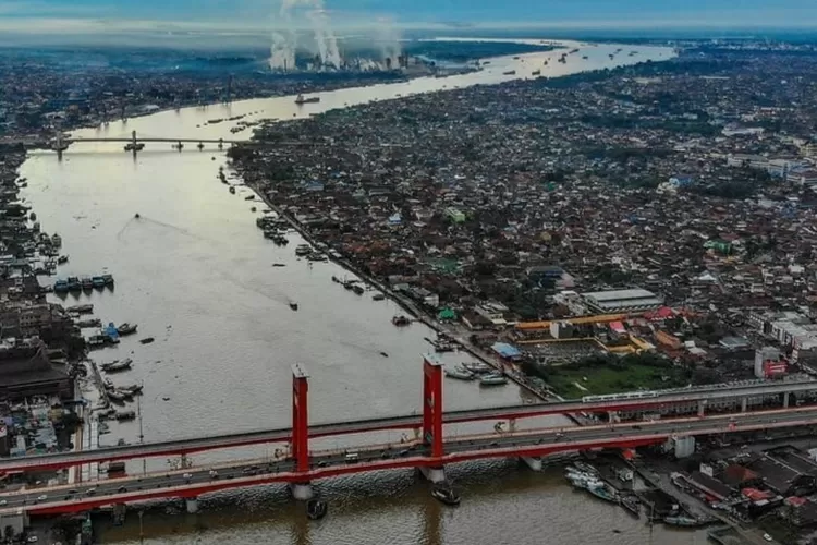 Sungai Musi (Instagram/@wikipedia.indonesia)