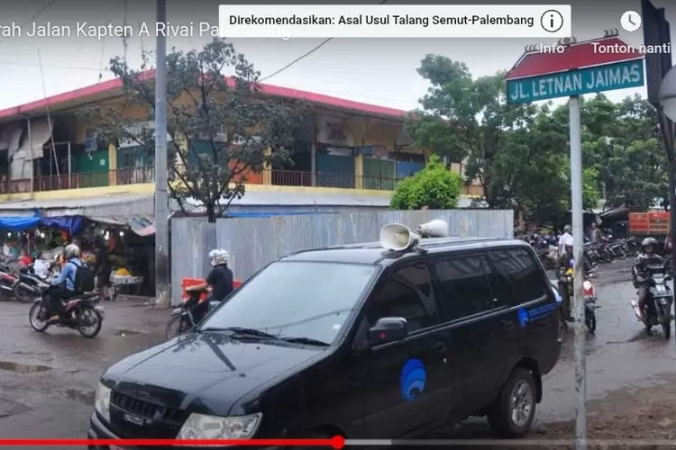 Jalan Kapten A Rivai, merupakan salah satu simbol penghargaan terhadap penuang P5H5M (Dok)