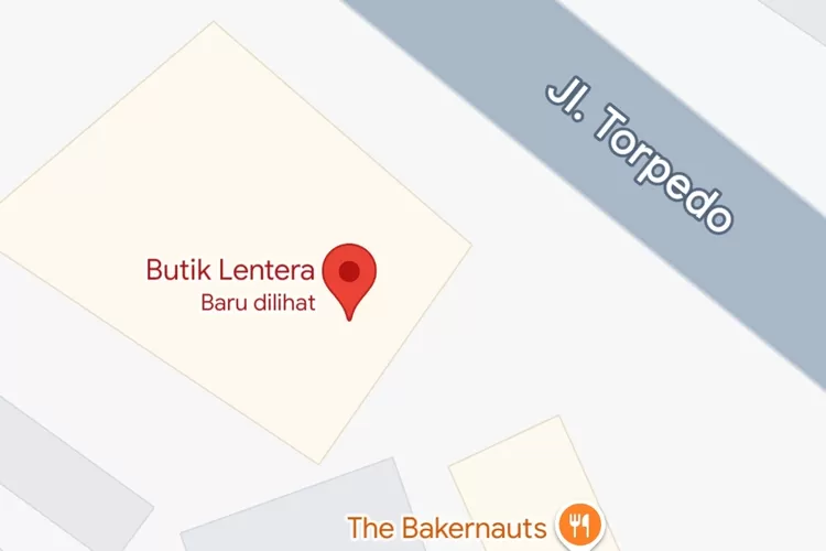 Di Butik Lentera inilah diduga korban dikeroyok oleh Sultan (Dok)