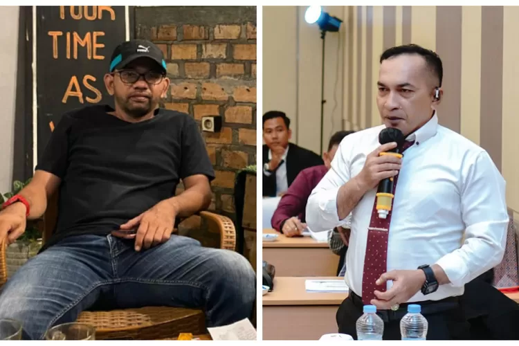 Ketua DPD  HIMPKA Sumsel, Ki Mus Mulyono , SP(Kiri) Praktisi Hukum, Dedy Irawan, SH (Kanan) (Dok Ist/KetikPos.com)