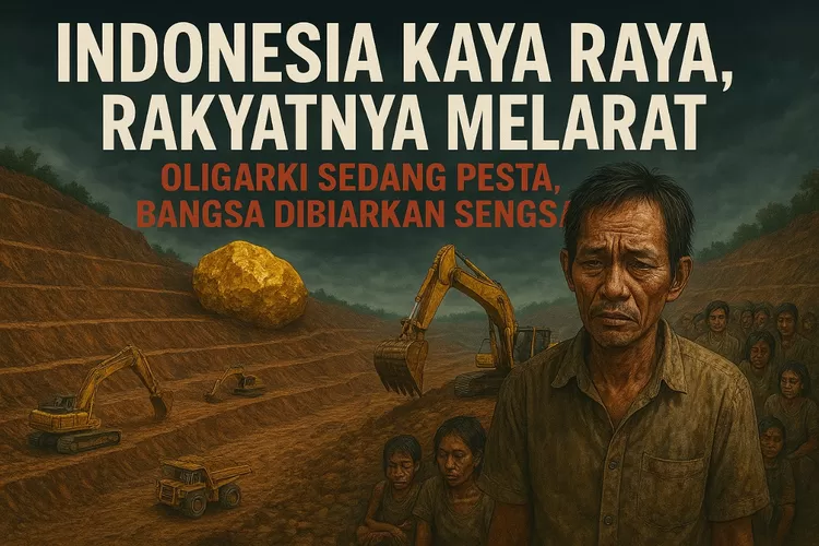 Indonesia Kaya Raya, Rakyatnya Melarat: Oligarki Sedang Pesta, Bangsa Dibiarkan Sengsara (dok)