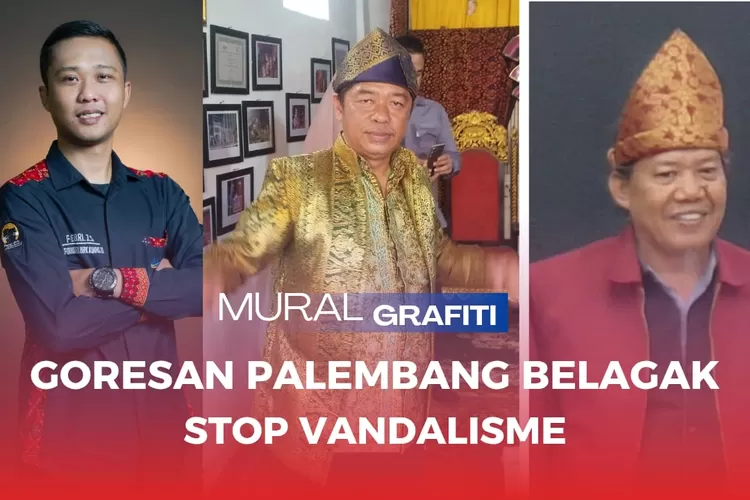 Goresan Cindo Palembang Belagak, stop vandalisme (dok)