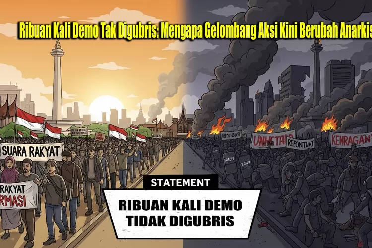 Ribuan Kali Demo Tak Digubris: Mengapa Gelombang Aksi Kini Berubah Anarkis? (dok)