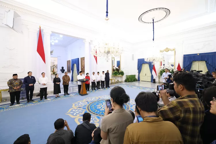 Prabowo Umumkan Para Ketum Parpol Sepakat Pecat Anggota DPR Bermasalah Mulai 1 September (dok)