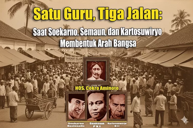 Satu Guru, Tiga Jalan: Saat Soekarno, Semaun, dan Kartosuwiryo Membentuk Arah Bangsa (dok)