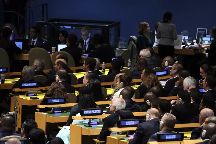 suasana sidang PBB saat Presiden Prabowo pidato (dok)