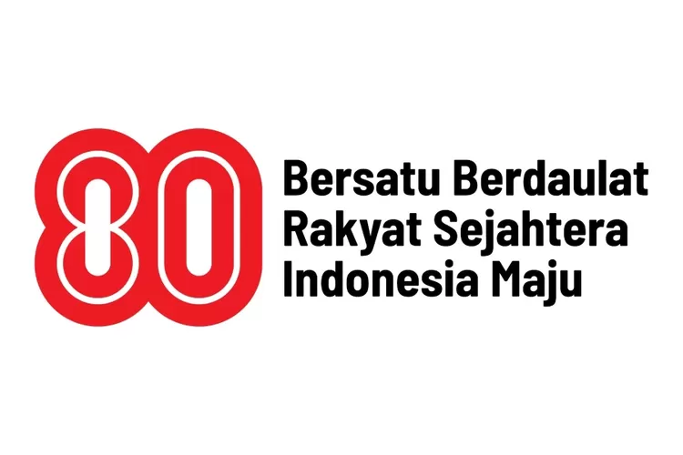 Download Logo Resmi HUT RI ke-80  (Website setneg.go.id)