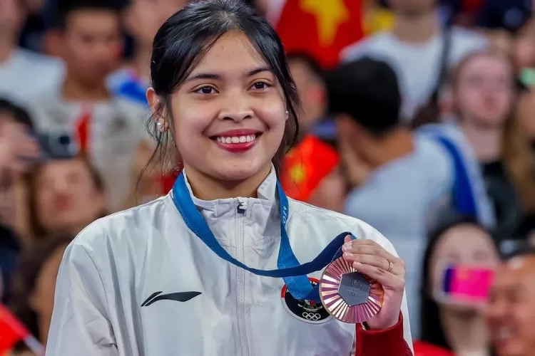 Gregoria Mariska Tunjung meraih medali perunggu di Olimpiade Paris 2024 (PBSI)