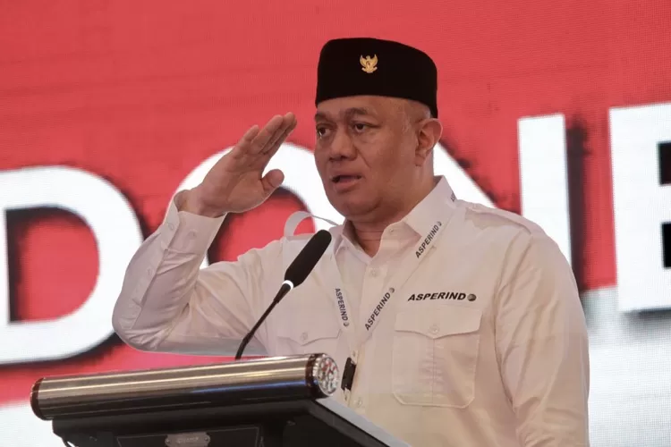 Ketua Umum DPP Asperindo H. Mohamad Feriadi  ketika membuka Rakernas 2023 Asperindo - Foto: Henry Lukmanul Hakim