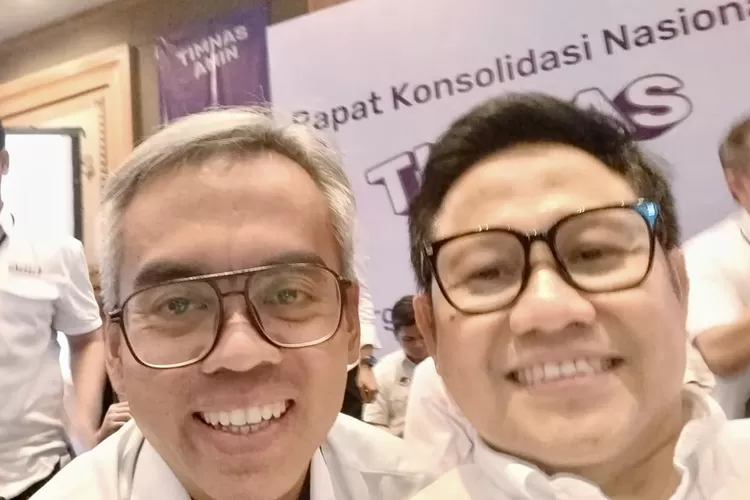 Co Capten Timnas AMIN Ustaz Dr. Ihsan Setiadi Latief bersama Cawapres Muhaimin Iskandar (Cak Imin) - Foto: Istimewa