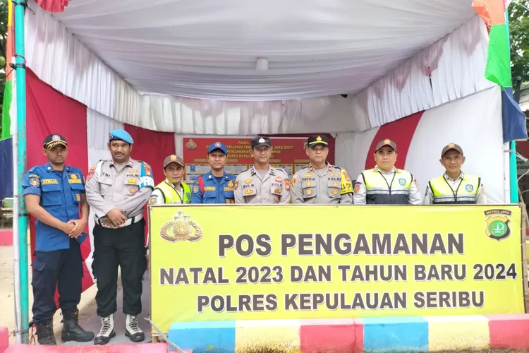 Pospam Lilin Jaya 2023 Pulau Harapan Berhasil Menjamin Keamanan Wisatawan Selama Natal 2023 dan Tahun Baru 2024
