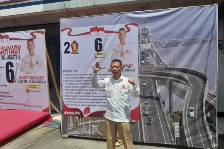 Andy Cahyadi Caleg No6 Partai Gerindra Dapil IIi DakI Jakarta (Foto Johan )